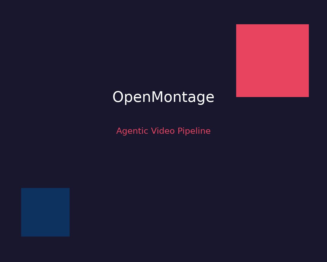 OpenMontage 仓库截图