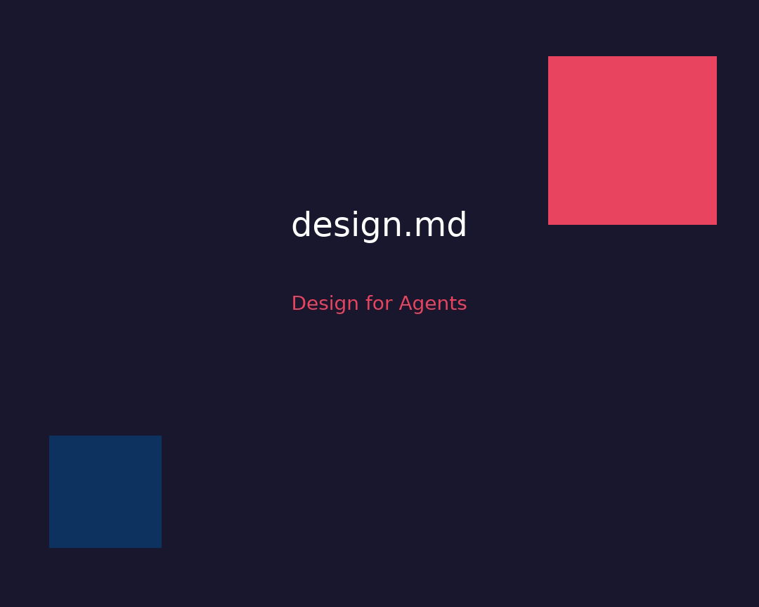 design.md 项目主视觉：把设计系统从 Figma 里抽出来变成 AI 可读的 Markdown